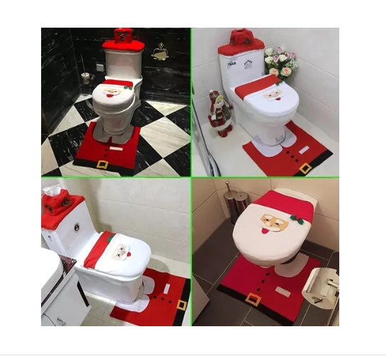 Set de Baño Decoración Navideño