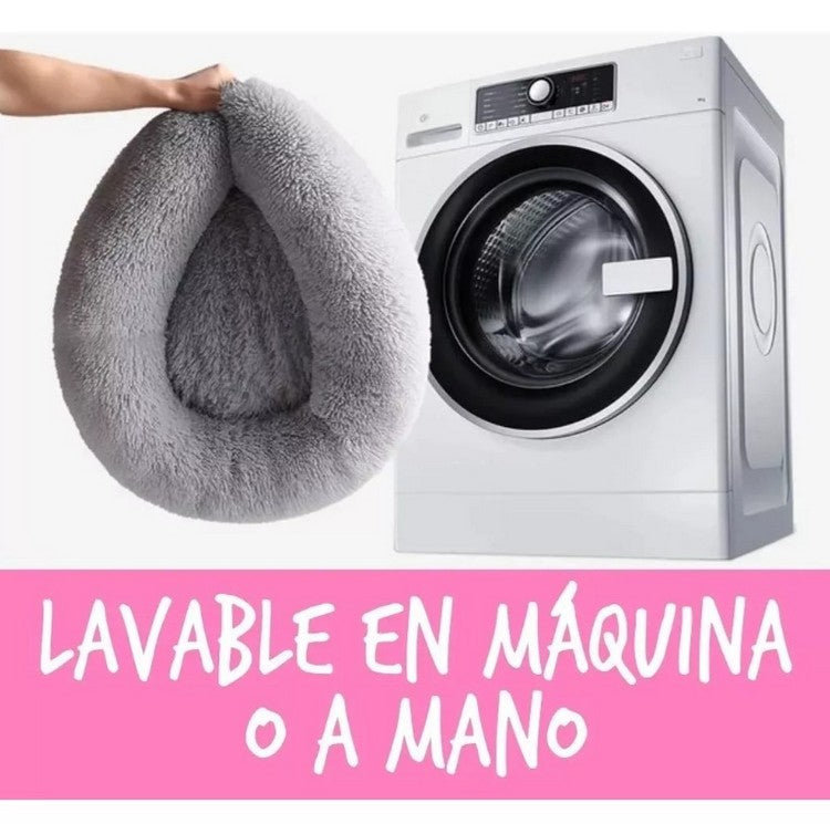 Cama Perro Mascota Antiestrés Felpa