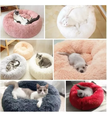 Cama Perro Mascota Antiestrés Felpa