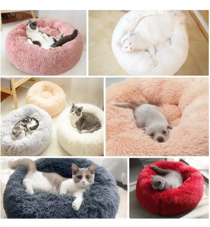 Cama Perro Mascota Antiestrés Felpa