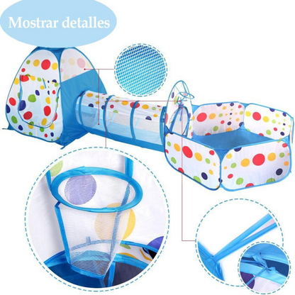 Parque Infantil Con Túnel de Aventuras