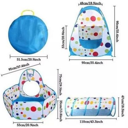 Parque Infantil Con Túnel de Aventuras