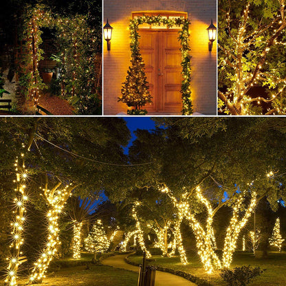 Luces Navidad Solar 17m 170 led